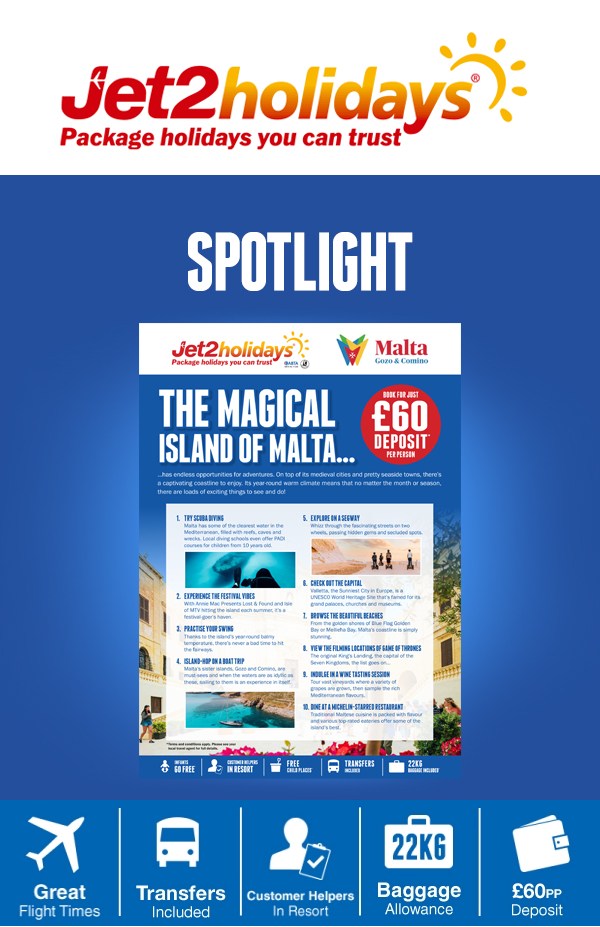 Jet2Holidays to Malta